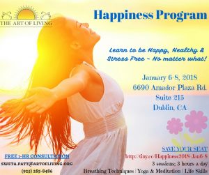 Art of Living’s Happiness Program | Connecting people in San Ramon ...