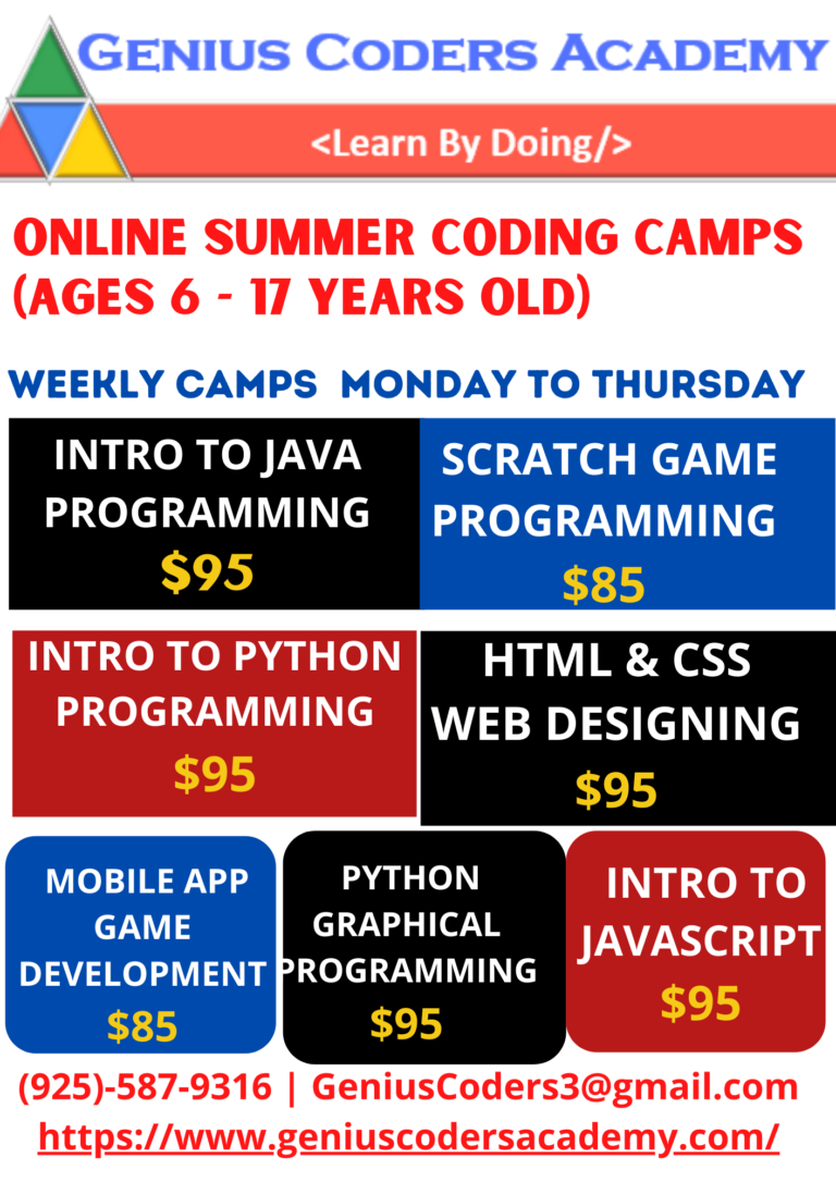 Online Summer Coding Camps for kids (Grades k12) Connecting people