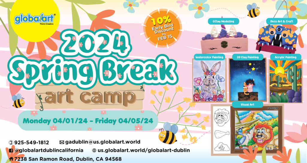 Global Art Dublin 2024 Spring Break Art Camp Connecting People In San Ramon Dublin 0225